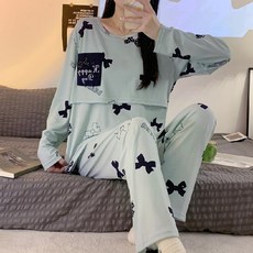임산부 잠옷 임부잠옷 수유잠옷 임산부잠옷 수유복 홈웨어 여성 간호 homewear 봄