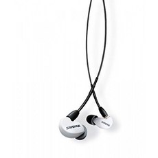 SHURE 슈어 AONIC 215 높은 차 음성 이어폰 (유선 타입) / SE215DYWH + UNI-A 스페셜 에디션 화이트 : / / 마이크