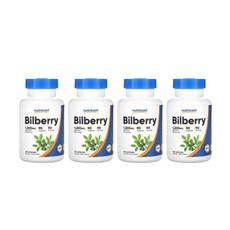 뉴트리코스트 빌베리 1200mg 캡슐, 90정, 4개