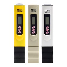TEMP/PPM 물 계량기 품질 테스트 펜 PH TDS 테스터 휴대용 0_9999 PPM LCD 디지털 순도 필터 측정 도구, [01] Gray, 1개