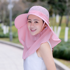 현블러썸 단색자외선차단모자숄세트 여름모자 자외선차단썬캡 여성썬캡 등산모자