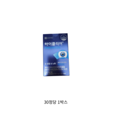 종근당건강 아이클리어 루테인 지아잔틴, 30캡슐, 500mg, 4박스
