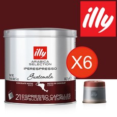 일리 과테말라 캡슐커피 21p, 7g, 21개입, 6개