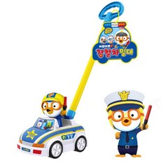 걸음마보조기 걷기운동 삼진 뉴 뽀로로 경찰차 밀 조카선물 애기선물 돌잔치, 1개