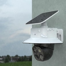 직각 벽 실내/외 360° 회전 브래킷브래킷 전용 Eufy SoloCam S340-360° 조절식 마운트 브래킷과 호환 모서리, Rain UV Shield x1, 1개