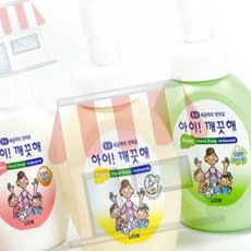 아이깨끗해 핸드워시 용기 250ML 순 파우더향 18개입 아이깨끗해핸드워시250 아이깨끗해250ML 대용량손세정제