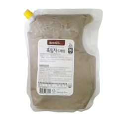 베스트코 흑임자 드레싱 2kg 샐러드 드레싱 소스 대용량, 1개