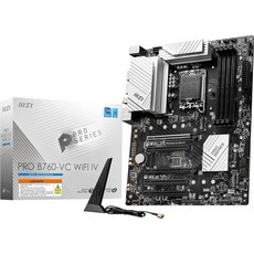 MSI 프로 B760-VC WIFI IV 시리즈 마더보드 455302, MSI 프로 B760-VC WIFI IV 프로 시리즈, 1개
