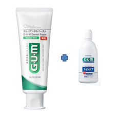 GUM치약 덴탈페이스트130g1개 +덴탈린스s 1개 250ml (각 1개), 10개