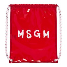 공식 MSGM 19SS 여성 백팩 레드 2641MDZ730 559 18