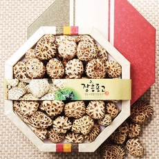 [장흥동산영농조합] 명품백화고선물세트 350g/명품한지채반, 1개