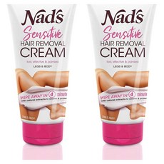 네즈 센서티브 여성 제모 크림 150ml 2개 Nad's Hair Removal Cream Gentle Soothing Hair Removal For Women