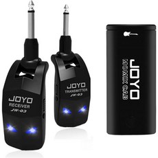 JOYO JW-03 2.4GHz 무선 기타 시스템 4채널 및 MOMIX CAB 오디오 인터페이스 포켓 내부 녹음, JOYO JW-03 2.4GHz 무선 기타 시스템 4채, 1개