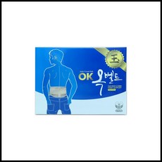 OK 옥 벨트 남여공용 허리보호대 XL (32~34인 치), 1개