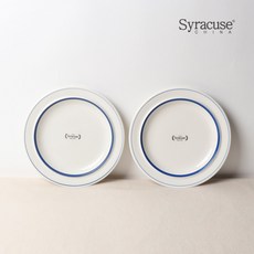 시라쿠스 메이플 접시 15cm, 2p, 라인블루