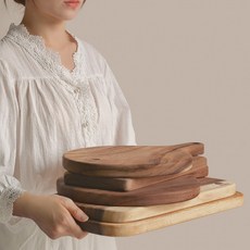 레인트리 원목 양면 우드도마 플레이팅 도마