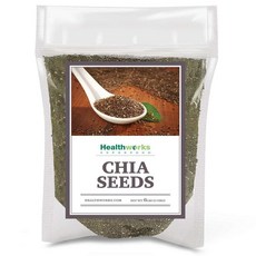 Healthworks Organic Raw Chia Seeds 치아 시드 96oz, 1개, 946ml