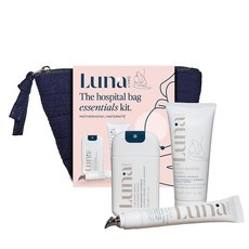 Luna Daily 223574 병원 가방 에센셜 키트민감한 피부를 위한 스킨 케어 세트 | 진정 미스트 하이드레이팅 밤 젠틀 클렌저 등 산후 및 여행에 이상적, Luna Daily 병원 가방 에센셜 키트 - 민감한, 1개