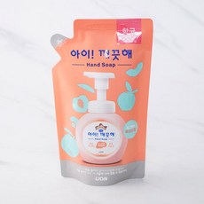 아이깨끗해 핸드솝 싱그러운 복숭아향 리필, 1개