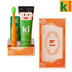 코스트코 키플래쉬LED키즈 칫솔 an 치약세트 - 오렌지 KiFlash LED Kid Toothbrush Toothpaste -Orange, 1팩, 120g