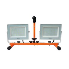 W6552B2YM 현장 LED 투광기 등 받침대 잔디등 휴대 LED100W 조명 야외 2구 100w LED등 투광등 경관 공장 용LED 지지대 야외정원등, YM 본상품선택