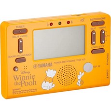 Yamaha 튜너 메트로놈 디즈니 듀얼 TDM700DMRE, 노란색 푸우