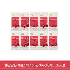정관장 굿베이스 홍삼담은 석류스틱 10ml x 30포(3포x10박스)(소포장) JJ, 상세페이지 참조, 상세페이지 참조