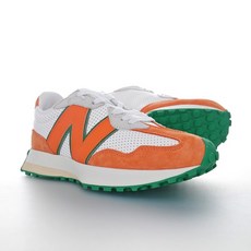 뉴발란스 상호몰 NB 커플 운동화 MS327 MS327CBB 오렌지 White Green