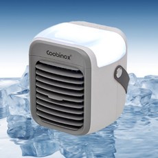 무선 미니 냉풍기 USB 충전식 휴대용 저소음 무드램프 기화냉각 강력바람 얼음선풍기 추천 인피솔