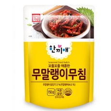 CJ제일제당 한성 한끼애 무말랭이 150g 5개
