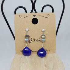 라피스라줄리실버귀걸이