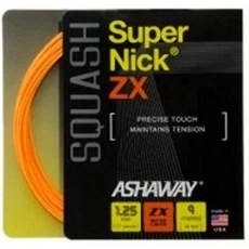 ASHAWAY Supernick ZX Squash String (1 Set) 17 Gauge, One Color_One Size, One Color, 상세 설명 참조0