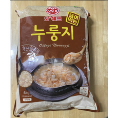 오뚜기 오뚜기 오쉐프 끓여먹는 누룽지 4kg, 1개