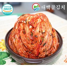 [태백골김치] 태백으뜸상품 호텔식 고급김치 태백골 국산김치