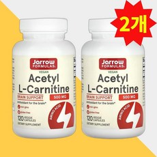 자로우 포뮬러스 재로우 L 카르니틴 엘 L카르니틴 아미노산 500mg 120캡슐 2개, 120개