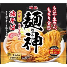 116g 메이세이 면신 기름 소바(가방면 쫄깃한 극태면 진한 간장 볶음) ×, 1개