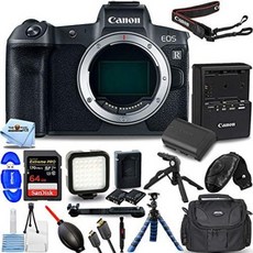 Pixel Hub Canon EOS R Mirrorless Digital Camera (Body Only) - Pro Bundle Includes: Extreme Pro 64GB, One Color_One Size, 상세 설명 참조0, 상세 설명 참조0