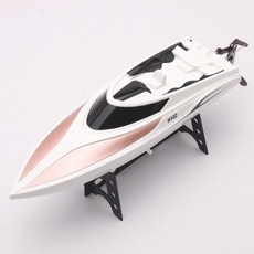H102 2.4G 26 km/h 180 학위 전기 원격 Conctol 레이싱 보트 고속 RC 보트 스피드 뒤집기 키즈 성인 야외, 01 WHITE