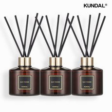 [쿤달] 퍼퓸 디퓨저 200ml 3개, 향기 선택:아카시아모링가