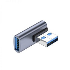 USB 데이터 케이블 어댑터 연장 커넥터 엘보 U자형 10Gbps 컴퓨터 휴대폰 태블릿 어댑터용, 06 AM-AF(m L), [02] B, 1개