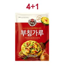 4+1구성 5개세트 [GM마켓] 백설 부침가루 1kg, 5개 한세트