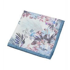 TEDBAKER 남성 스타일리쉬 플라워 프린트 사각스카프