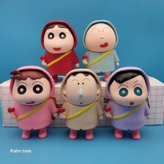 Palm tree 미니 피규어 자동차 장식품 5개 한 세트, 1세트, 춘일부5개 한 *세트