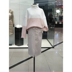 코데즈컴바인 [코데즈컴바인] W몰 배색 반넥 니트 CFAPU805W1