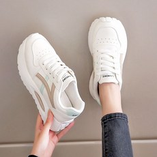 Modern Fashion 여성 캐주얼 배색 운동화 키높이 런닝화 E72