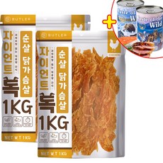 자이언트독 강아지 대용량간식 대포장 육포 1kg, 2개, 닭가슴살 육포