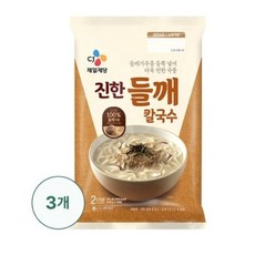 CJ제일제당 CJ 진한 들깨칼국수 396g X 3개, 단품