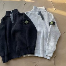 겨울 Stone island 카디건 스웨터 코트 한국 스타일 게으른 스타일 따뜻한 느슨한 다양한 통근 인스섬