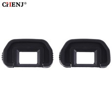 2pcs 블랙 카메라 고무 컵 EB 컵 피스 캐논 EOS 60D 50D 5D 마크 II 5D2 6D2 6D 80D 70D 40D 30D 20D 10D, 01 2PCS, 하나, 2개