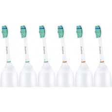 Sonicare e-Series HX7022 6 팩과 호환되는 Brushmo 교체 용 칫솔 헤드는 Advance CleanCare Elite E, 1